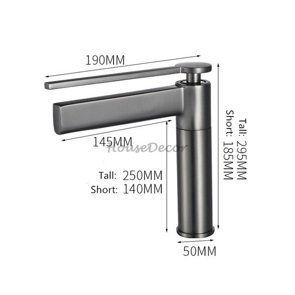 Chrome bath shower mixer tap single lever control additional view