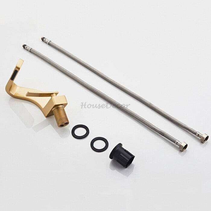 Modern bath shower mixer tap waterfall spout additional view