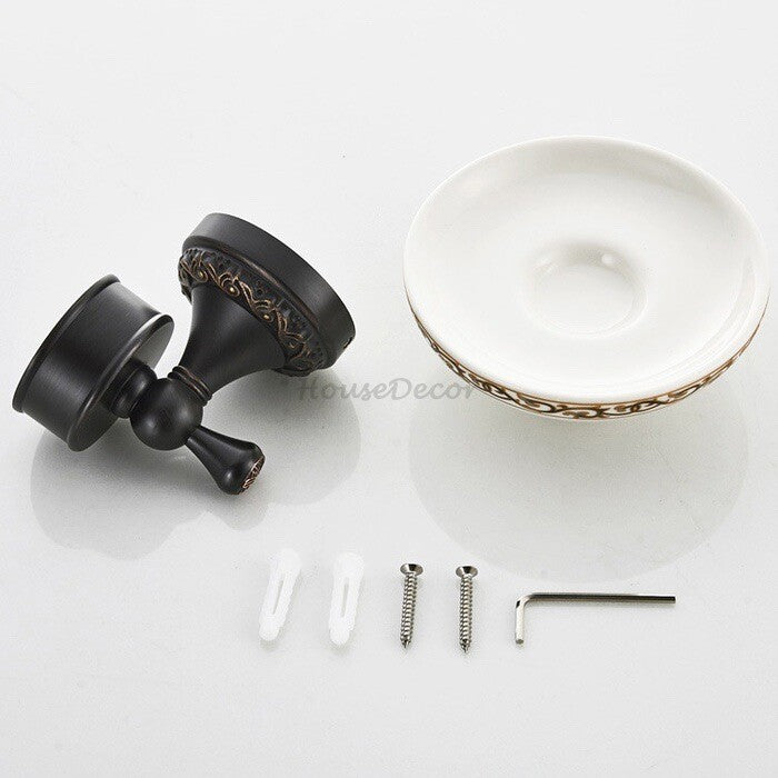 Black Brass home product wall mounted design detail view