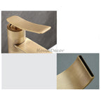 Modern Brass bath shower mixer tap waterfall spout additional view