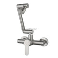 Modern kitchen sink mixer tap swivel spout main view
