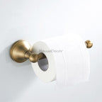 Antique Brass toilet paper holder wall mounted design detail view