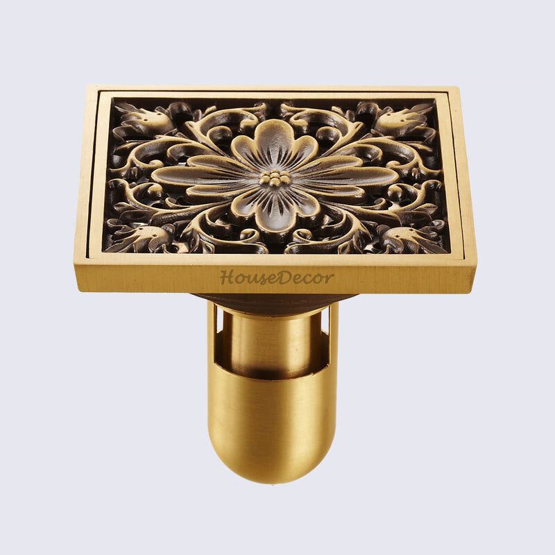 Bronze shower drain detailed product view additional view