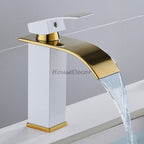 Modern bath shower mixer tap waterfall spout additional view