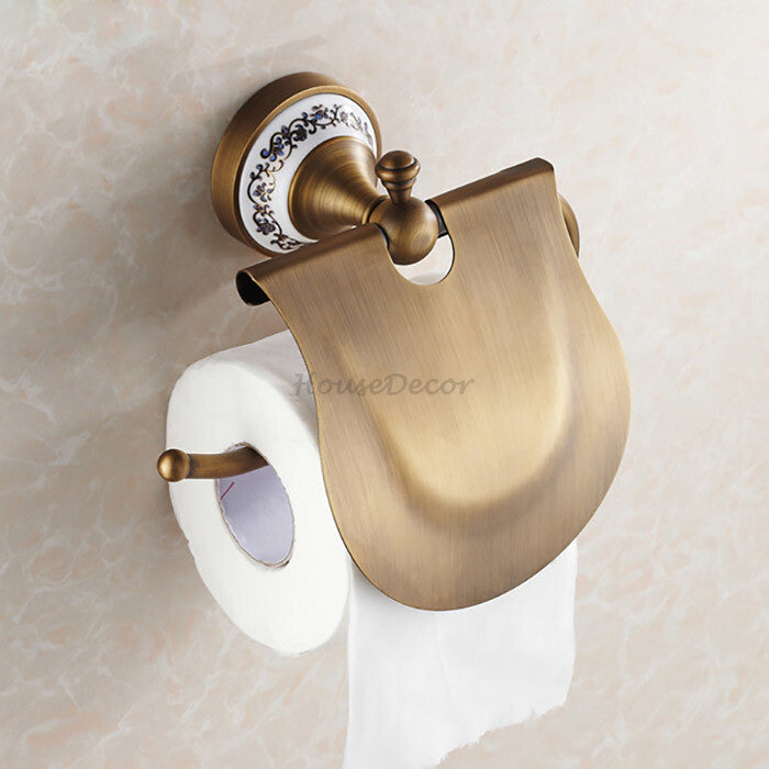 Modern Ceramic toilet paper holder detailed product view main view