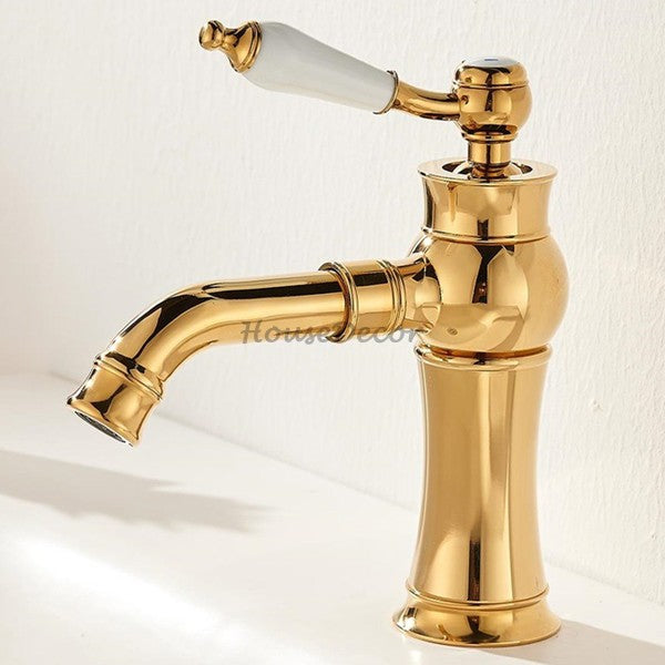 Gold Brass bath shower mixer tap detailed product view main view