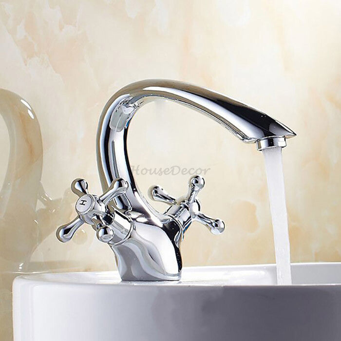 Chrome Brass bath shower mixer tap deck mounted design main view