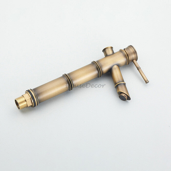 Antique Brass bath shower mixer tap detailed product view detail view