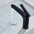 Modern bath shower mixer tap deck mounted design detail view