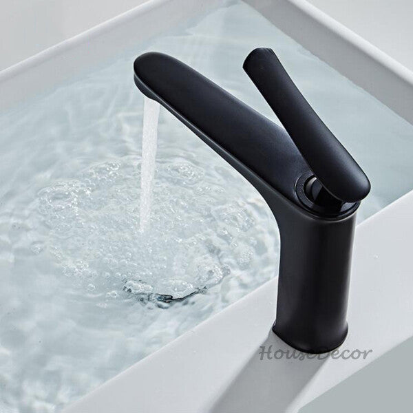 Modern bath shower mixer tap deck mounted design detail view