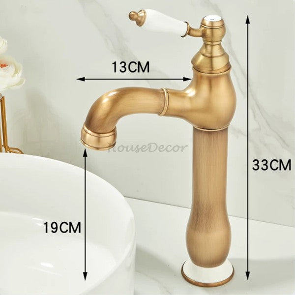 Antique Brass bath shower mixer tap pull out spray additional view