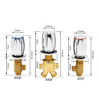 Modern bath shower mixer tap waterfall spout additional view