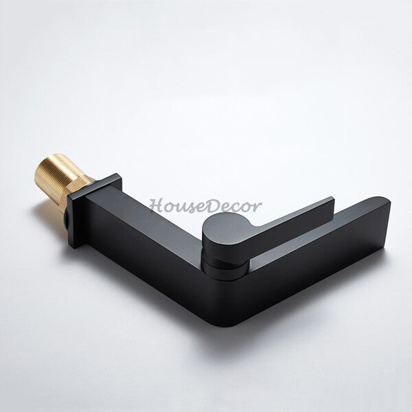 Modern bath shower mixer tap waterfall spout additional view