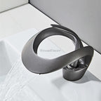 Brass bath shower mixer tap waterfall spout additional view
