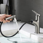 Modern bath shower mixer tap pull out spray additional view