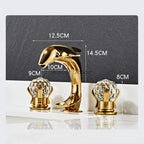 Modern bath shower mixer tap 3 hole installation additional view