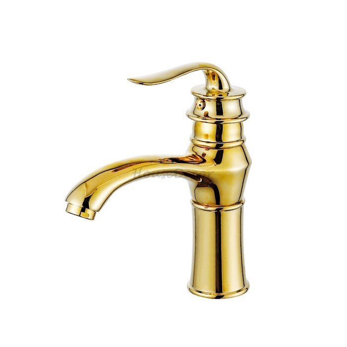Gold bath shower mixer tap single lever control additional view