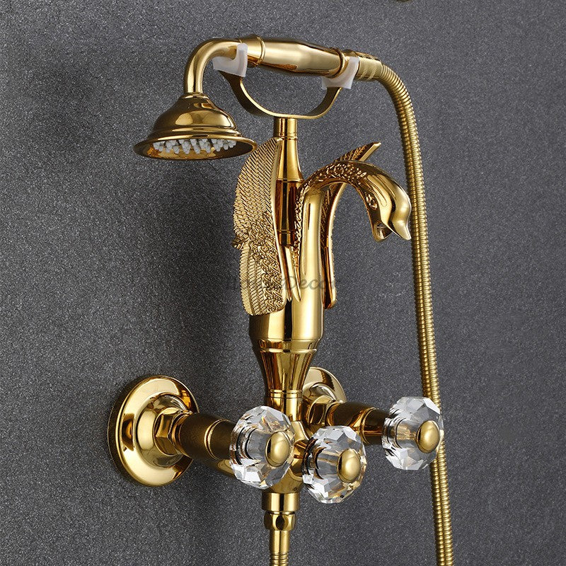 Modern bath shower mixer tap wall mounted design additional view