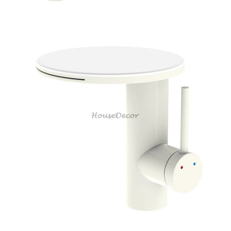 Modern bath shower mixer tap waterfall spout additional view