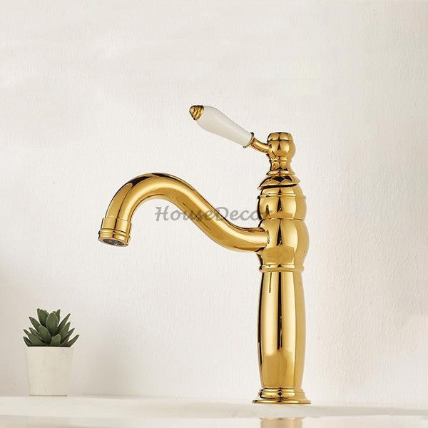 Brass bath shower mixer tap swivel spout main view
