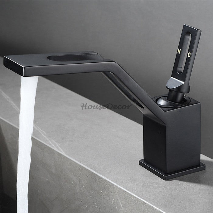 Modern bath shower mixer tap single lever control detail view