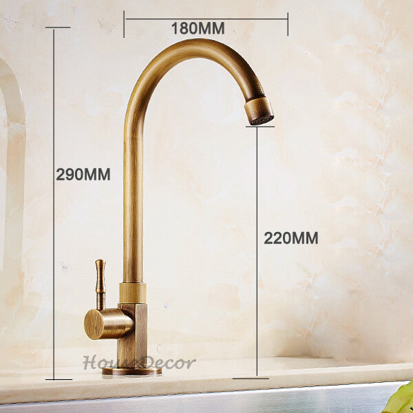 Modern kitchen sink mixer tap swivel spout additional view