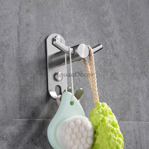 Modern Stainless Steel towel rack wall mounted design detail view