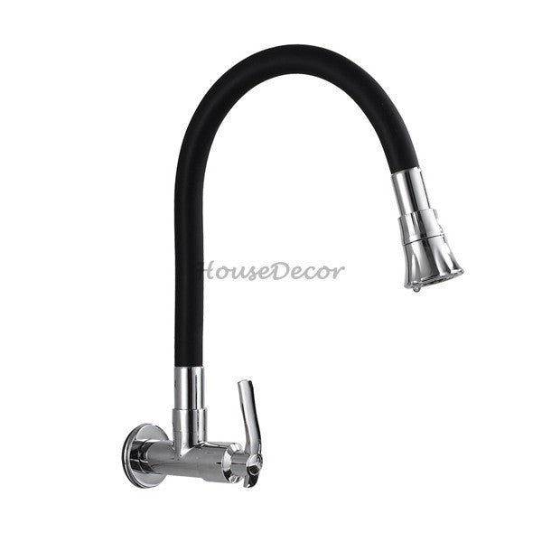Modern kitchen sink mixer tap swivel spout main view