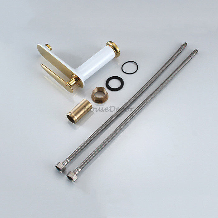Modern bath shower mixer tap deck mounted design additional view