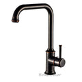 Black Brass faucet swivel spout main view