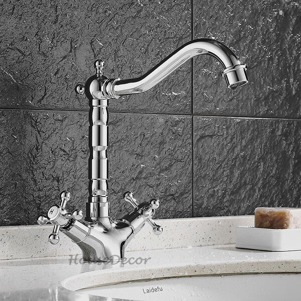 Modern bath shower mixer tap swivel spout main view