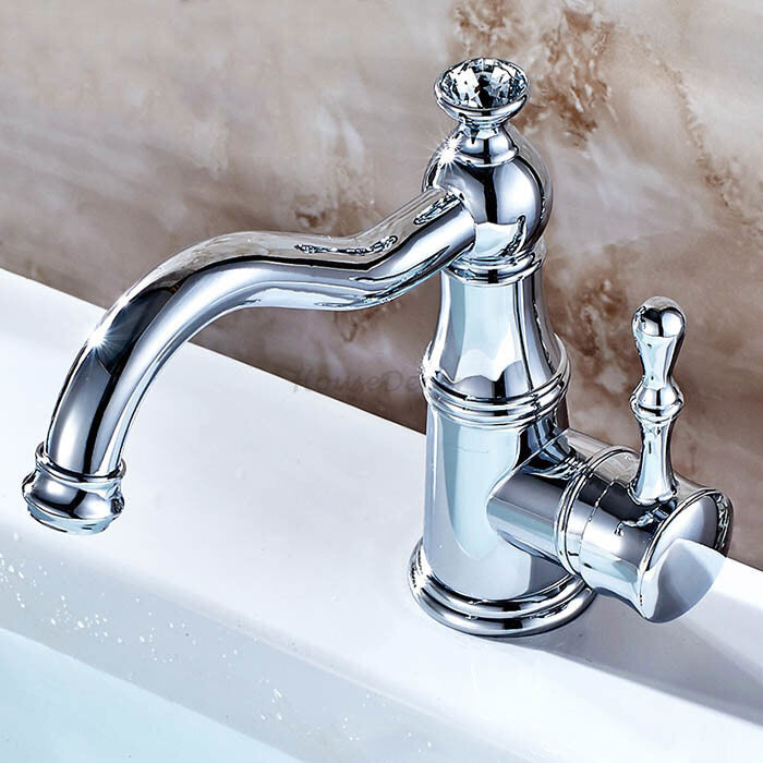 Modern bath shower mixer tap swivel spout detail view