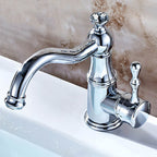 Modern bath shower mixer tap swivel spout detail view