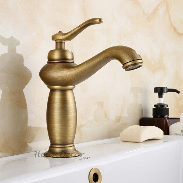 Antique Brass bath shower mixer tap detailed product view detail view