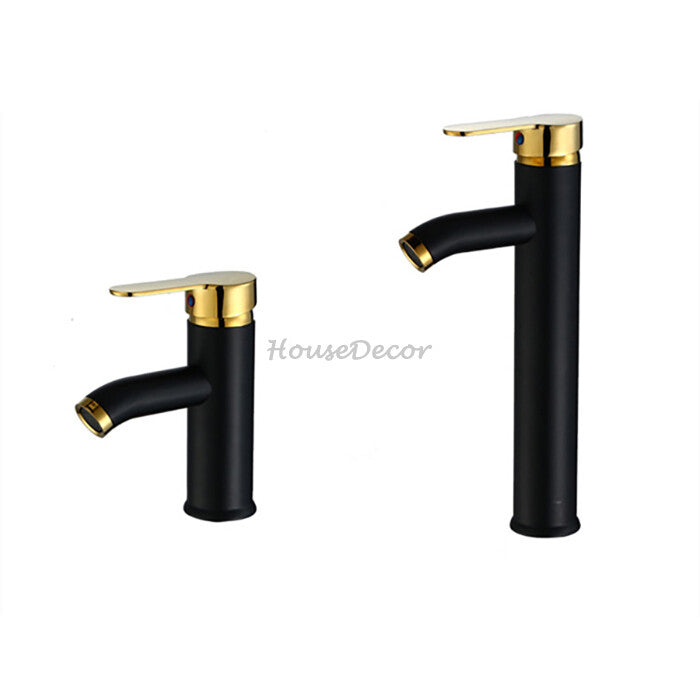 Matte Black bath shower mixer tap deck mounted design main view