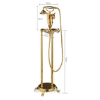 Modern bath shower mixer tap floor mounted design additional view