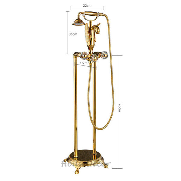 Modern bath shower mixer tap floor mounted design additional view