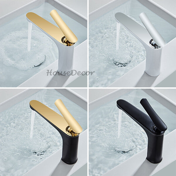 Modern bath shower mixer tap deck mounted design main view