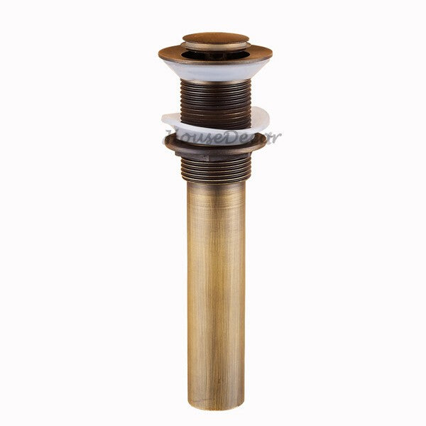 Antique Brass basin waste detailed product view detail view