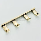 Gold robe hook wall mounted design detail view