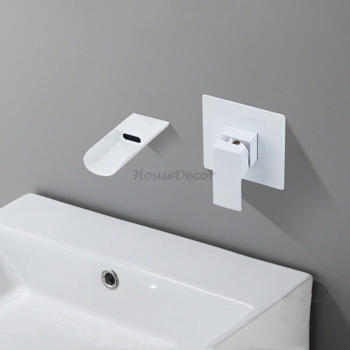 Modern bath shower mixer tap waterfall spout additional view