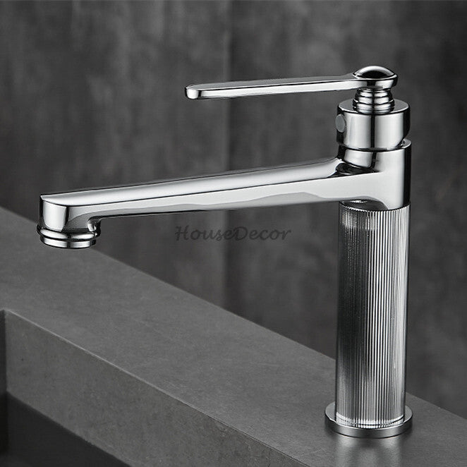 Modern Brass bath shower mixer tap single lever control additional view