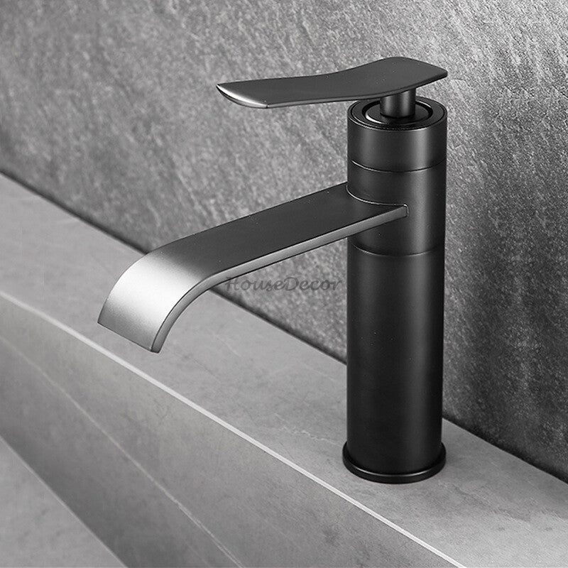 Modern Brass bath shower mixer tap waterfall spout additional view