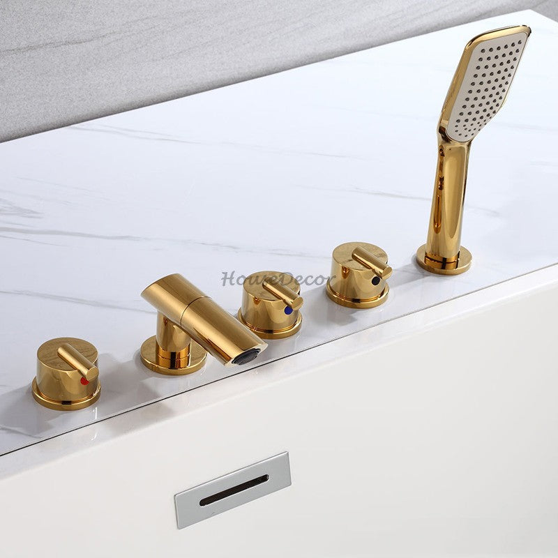 Modern bath shower mixer tap swivel spout additional view