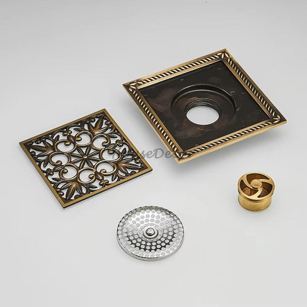 Modern Brass shower drain detailed product view additional view