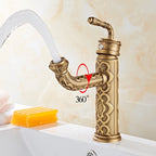 Modern bathroom basin mixer tap detailed product view additional view
