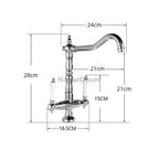 Modern Ceramic bath shower mixer tap swivel spout additional view