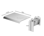 Modern bath shower mixer tap waterfall spout additional view