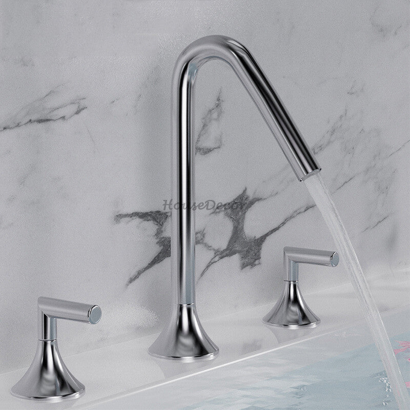 Modern bath shower mixer tap swivel spout additional view