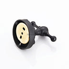 Black Brass robe hook detailed product view additional view